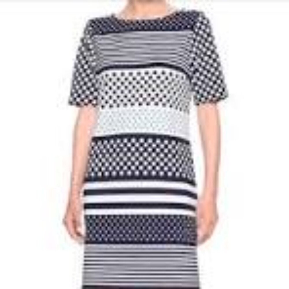 Banana Republic blue/off white dress excellent condition